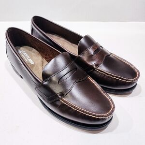 Eastland Brown Leather Penny Loafers